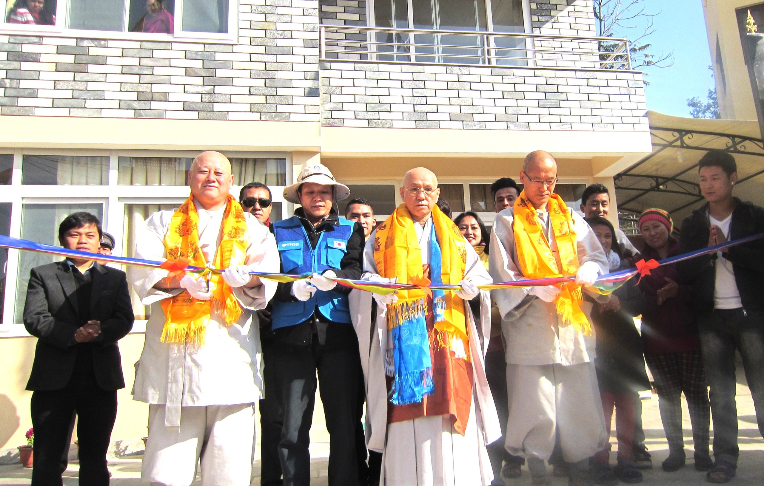 Youth center opening ceremony